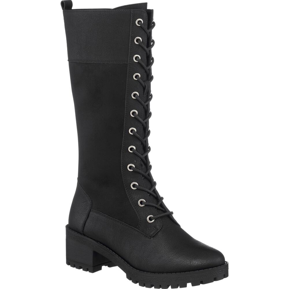 Rook Womens Tall Combat & Lace-up Boots